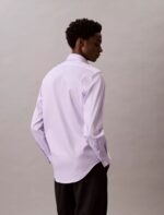 Steel Solid Slim Fit Button-Down Shirt