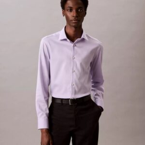 Steel Solid Slim Fit Button-Down Shirt