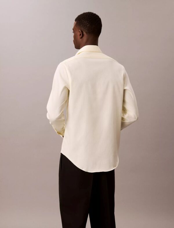 Steel Solid Slim Fit Button-Down Shirt
