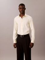 Steel Solid Slim Fit Button-Down Shirt