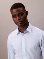 Steel Stripe Slim Fit Button-Down Shirt