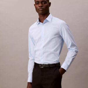 Steel Stripe Slim Fit Button-Down Shirt