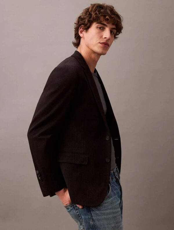 Slim Wool Gabardine Blazer
