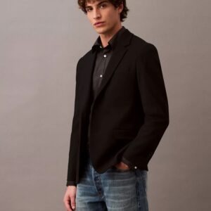 Slim Wool Gabardine Blazer