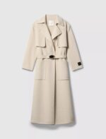 Wool Blend Trench Coat
