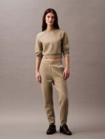 Spacer Cropped Crewneck Sweatshirt
