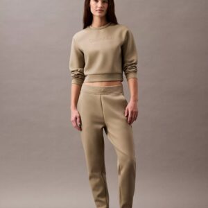 Spacer Cropped Crewneck Sweatshirt