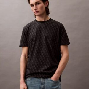Refined Allover Monogram Logo Classic T-Shirt