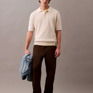 Smooth Cotton Waffle Classic Polo Shirt