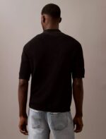 Smooth Cotton Waffle Classic Polo Shirt