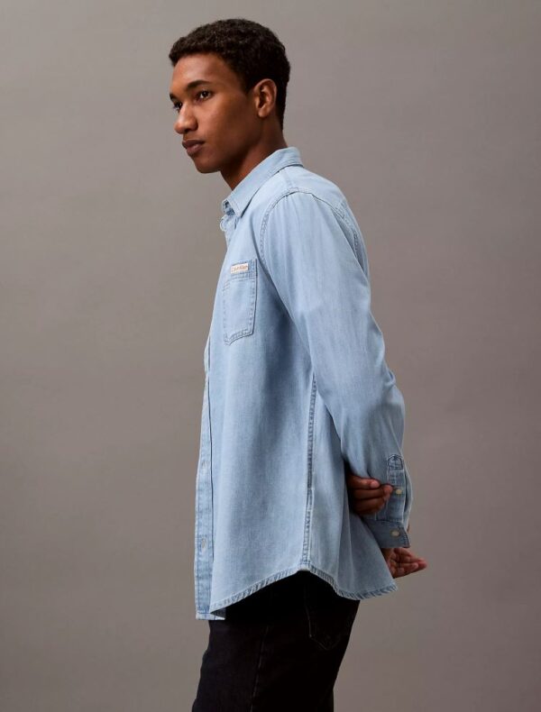 Classic Denim Button-Down Shirt