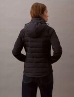 Mixed Media Puffer Jacket
