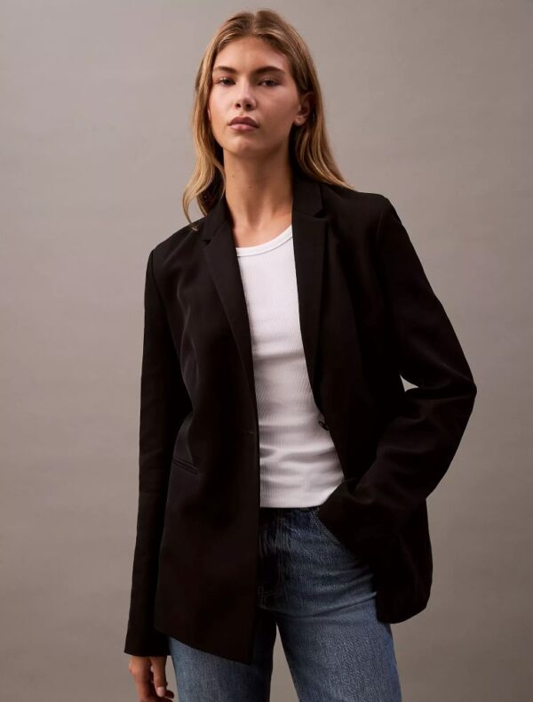 Tailored Rayon Blazer