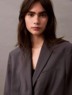 Tropical Wool Blend Blazer