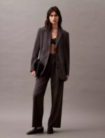 Tropical Wool Blend Blazer