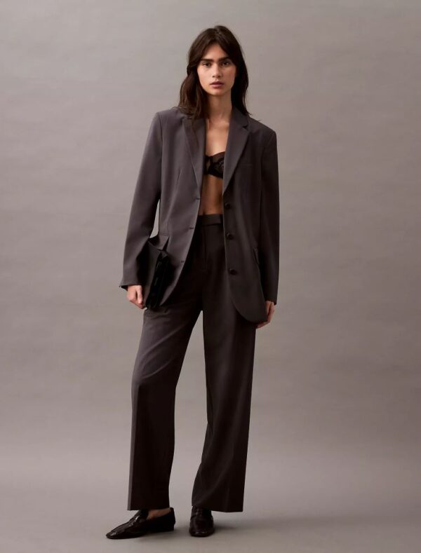 Tropical Wool Blend Blazer