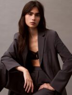 Tropical Wool Blend Blazer