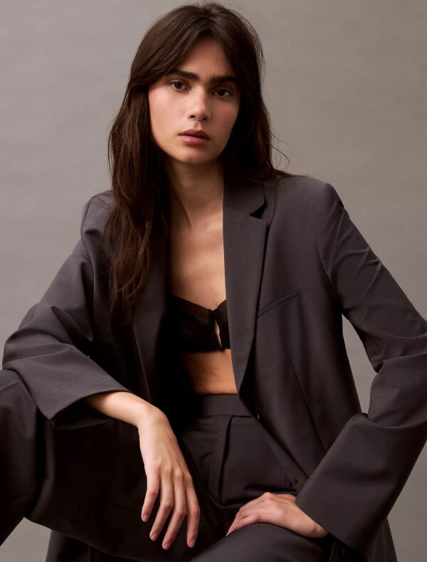 Tropical Wool Blend Blazer