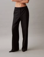 Refined Stretch Wide Leg Trouser