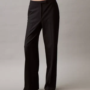 Refined Stretch Wide Leg Trouser