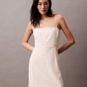 Linen Blend Dress