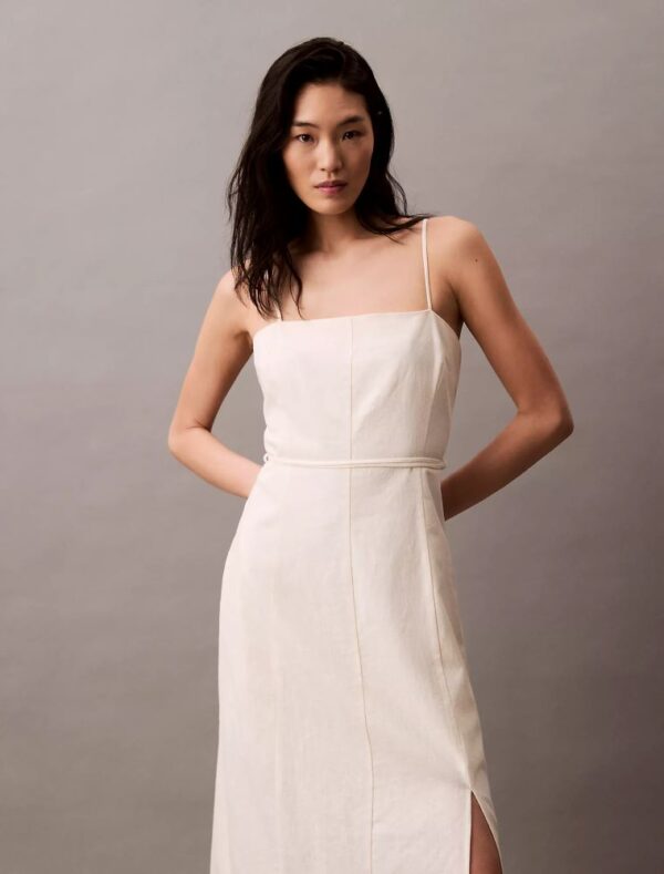 Linen Blend Dress