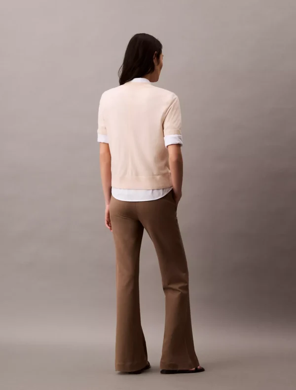 Ponte Flared Fit Pants