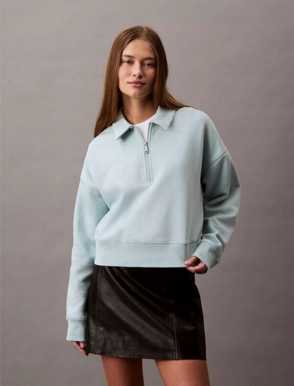 Archive Logo Fleece Quarter Zip Sweatshirt