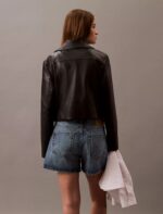 Faux Leather Moto Jacket