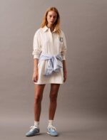 Logo Crest Polo Mini Dress