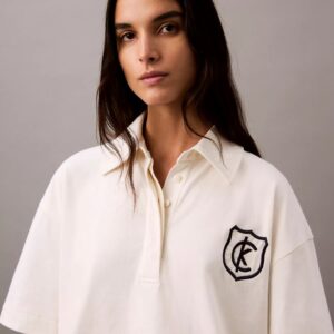Logo Crest Relaxed Polo Shirt