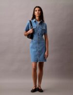 Denim Trucker Dress