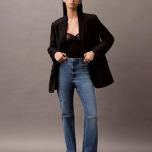 High Rise Straight Jeans