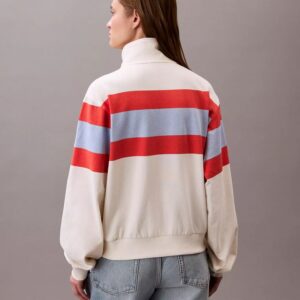 Rugby Jersey Quarter Zip Sweatshirt