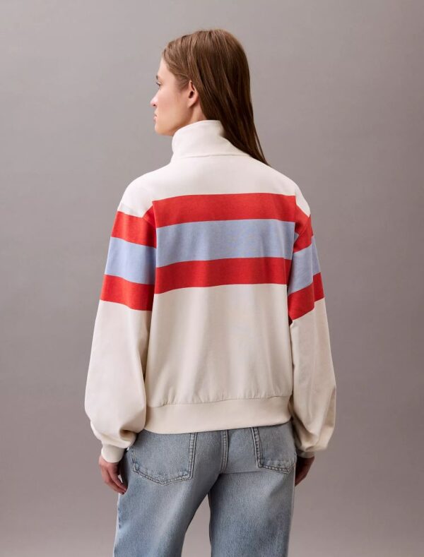 Rugby Jersey Quarter Zip Sweatshirt
