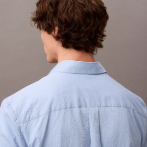 Solid Seersucker Classic Button-Down Shirt
