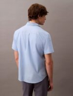 Solid Seersucker Classic Button-Down Shirt