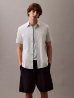Solid Seersucker Classic Button-Down Shirt