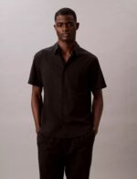 Solid Seersucker Classic Button-Down Shirt