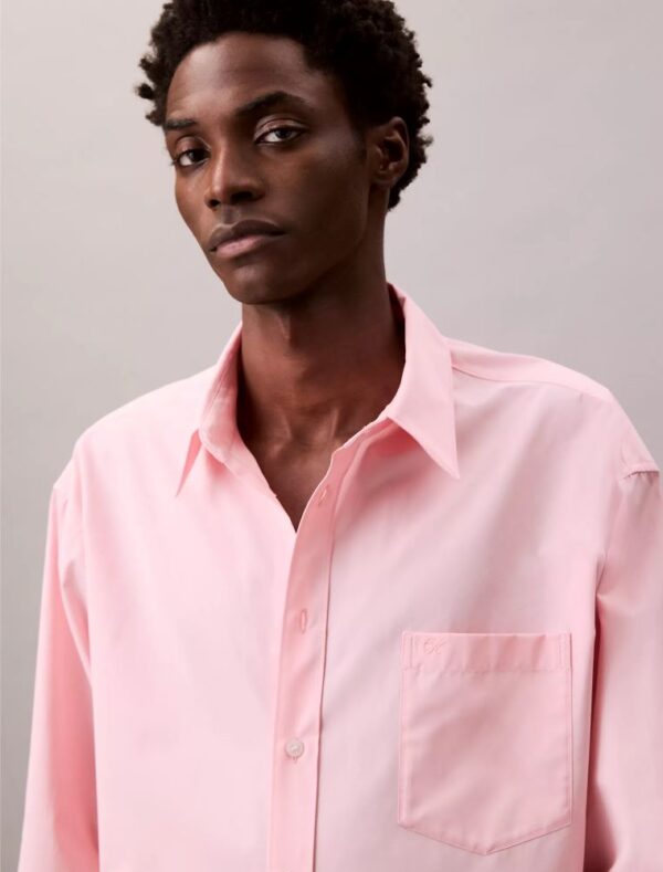Oversized Cotton Poplin Button-Down