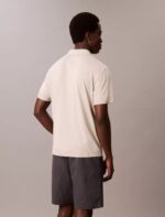Fine Knit Lyocell Blend Polo Shirt