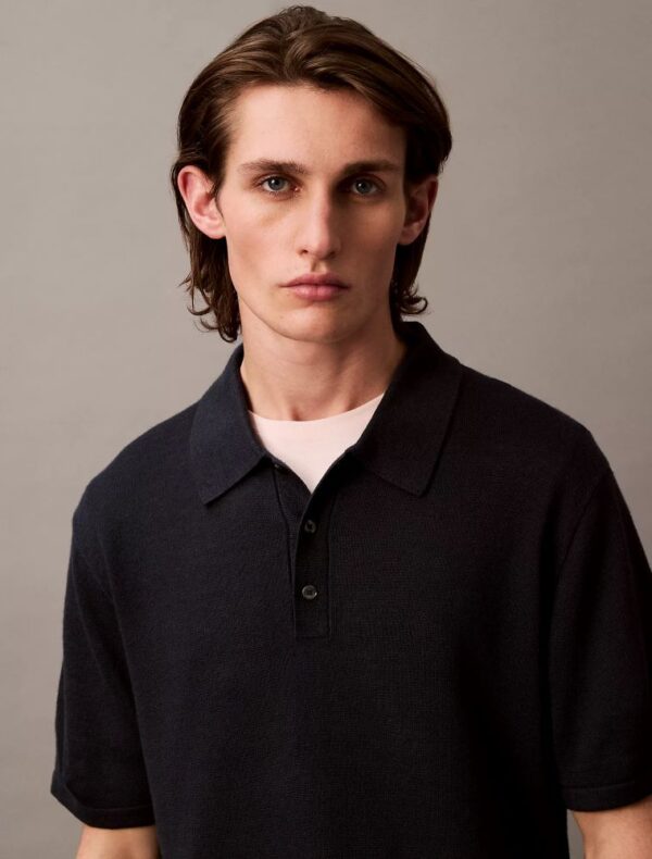 Linen Blend Classic Polo Shirt