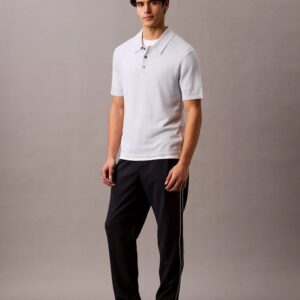 Linen Blend Classic Polo Shirt
