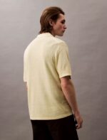 Linen Blend Classic Polo Shirt