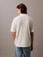 Linen Blend Classic Polo Shirt