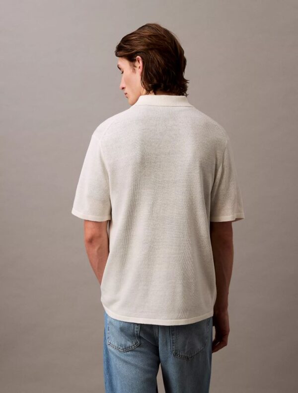 Linen Blend Classic Polo Shirt
