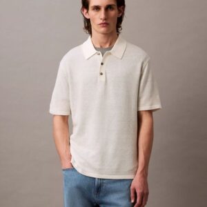 Linen Blend Classic Polo Shirt