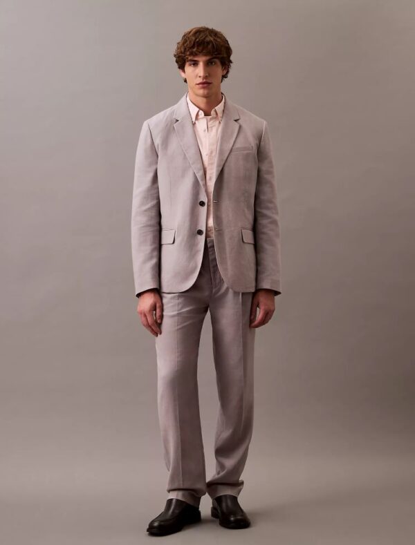 Linen Blend Classic Blazer