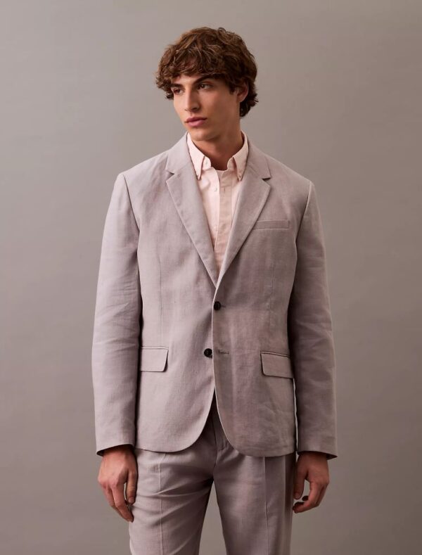 Linen Blend Classic Blazer