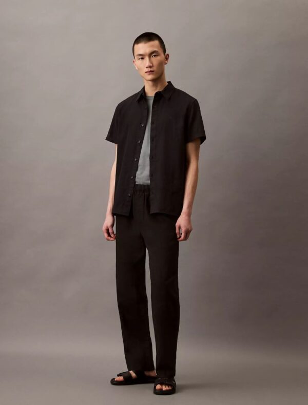Linen Cotton Pull-On Pants